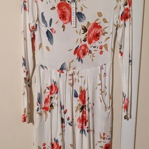 Long sleeve dress with pockets